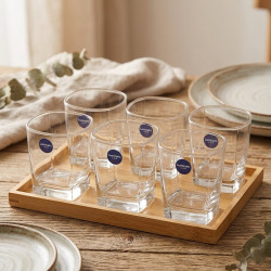 Glass Cup Set - 6 Pcs